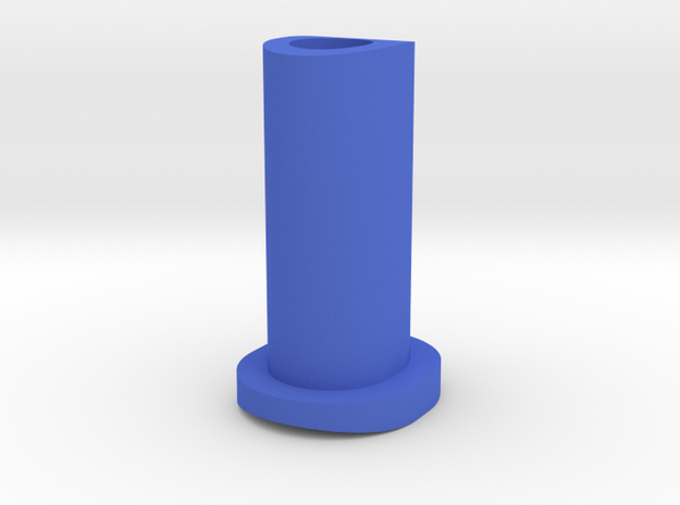 GF5 Minus 5 Caster Insert (Blue) in Blue Processed Versatile Plastic