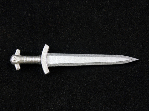 Iron Sword in Tan Fine Detail Plastic
