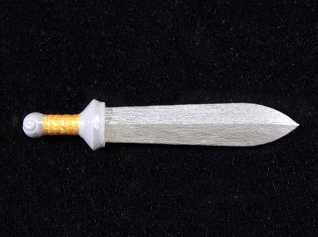 Toon Hero's Sword in Tan Fine Detail Plastic