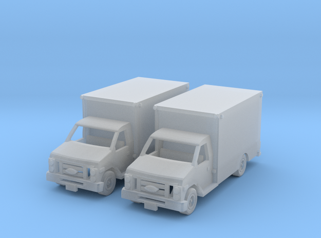 Ford E 450 Box Truck Z Scale