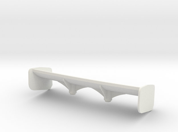 Aileron Mc Laren 12C petit appui Aéro in White Natural Versatile Plastic