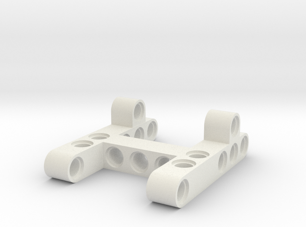 Differential frame 5x7x2x studs in White Natural Versatile Plastic