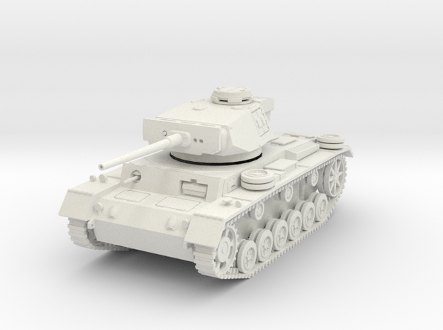 PV164 Pzkw IIIL Medium Tank (1/48) in White Natural Versatile Plastic