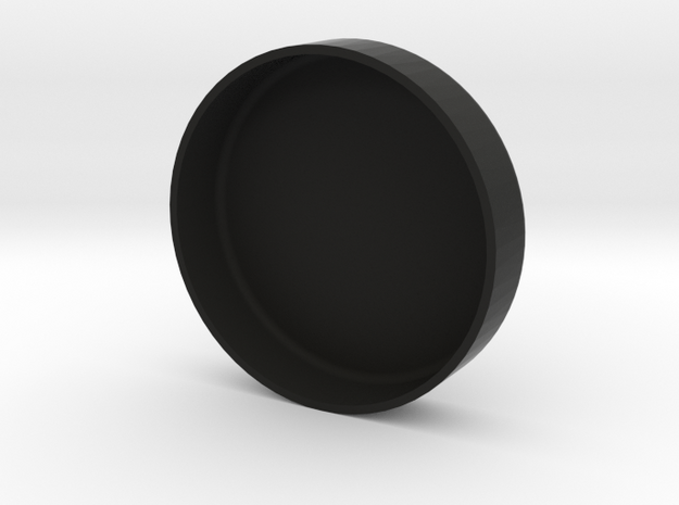 Brake Resevoir Cap Cover - Blank in Black Natural Versatile Plastic