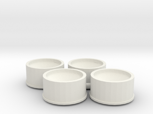 Jantes 21,5x11 ET1 MiniZ in White Natural Versatile Plastic