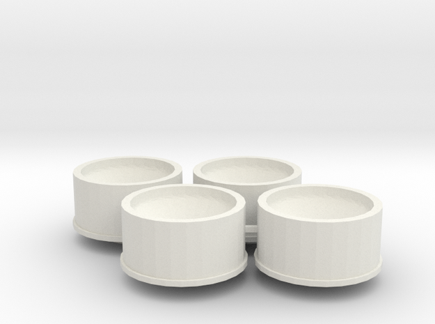 Jantes 21,5x11 ET3 MiniZ in White Natural Versatile Plastic