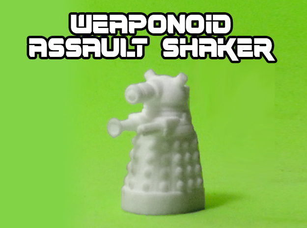 Assault Shaker Transforming Weaponoid Kit (5mm) in White Natural Versatile Plastic