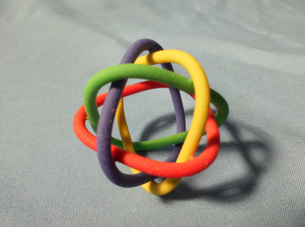 4 rings (fused) in Full Color Sandstone