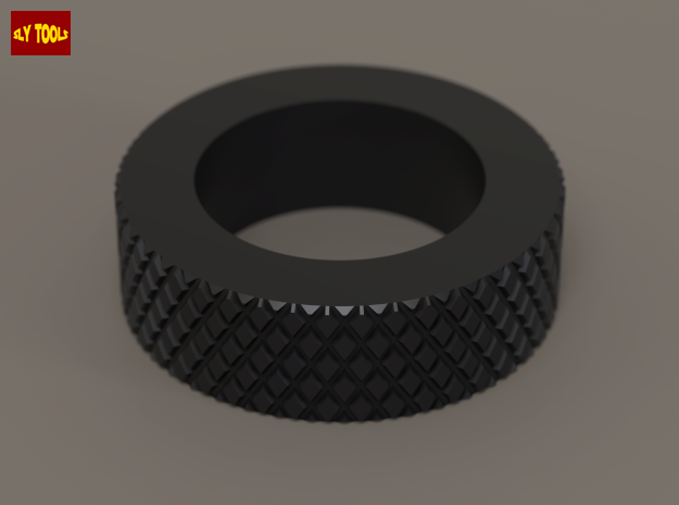 TFA Scope Pro Version - Knob in Black Natural Versatile Plastic