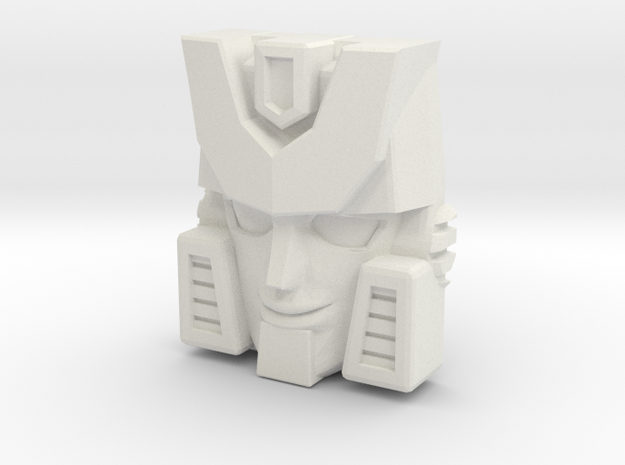 Hubcap Face (Titans Return) in White Natural Versatile Plastic