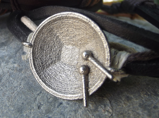 Tenor Bass 'Surface" bracelet, S in Polished Nickel Steel