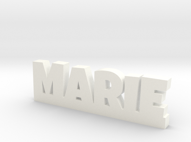 MARIE Lucky in White Processed Versatile Plastic