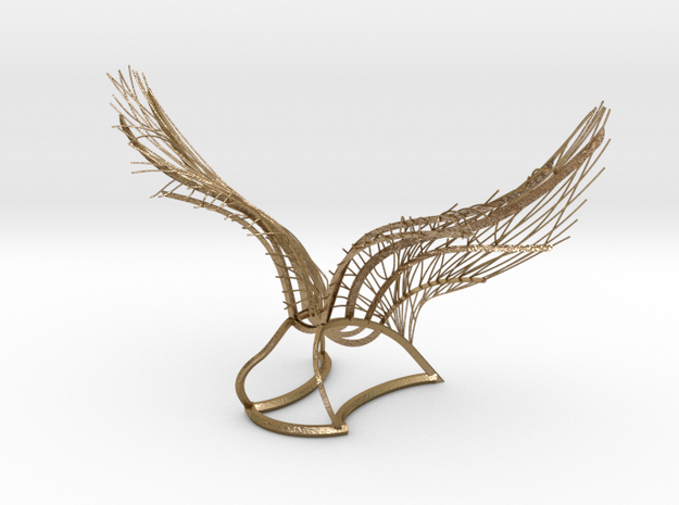 Original Angel Wings in Polished Gold Steel