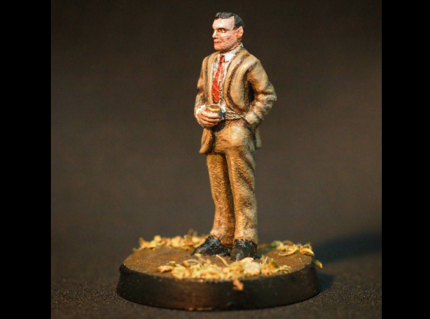 Ron Rolson: 28mm 1960s Ad Man in Smooth Fine Detail Plastic