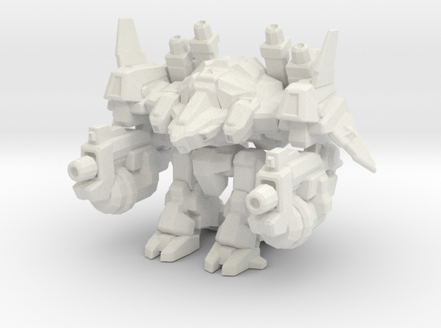 1/350 Terran Super Robot Odin in White Natural Versatile Plastic