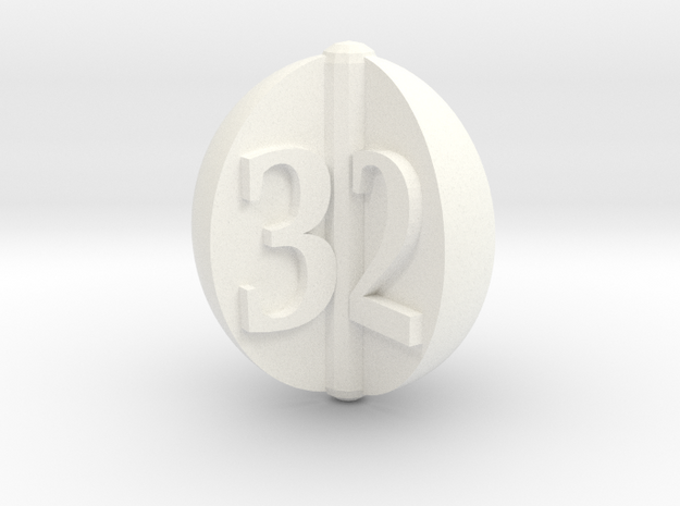 d3 apple slices in White Processed Versatile Plastic: Small