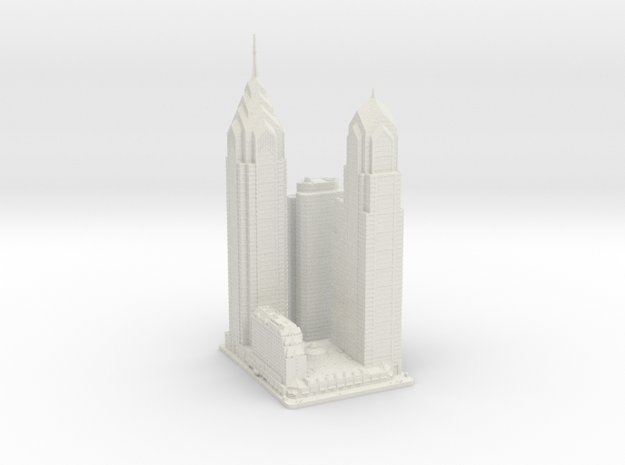 Liberty Place (1:2000) in White Natural Versatile Plastic