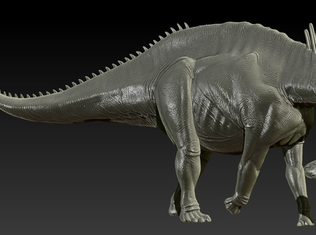1/72 Amargasaurus - Neck Down in Smooth Fine Detail Plastic