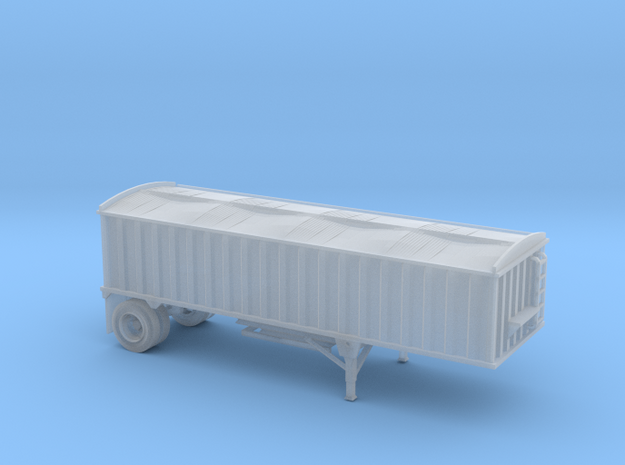 N-Scale CPS/Manac Pup Grain Trailer with Tarp in Smoothest Fine Detail Plastic