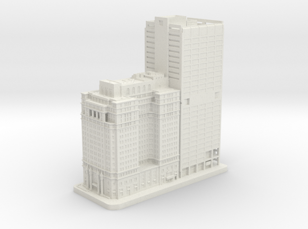 The Phoenix and 1650 Arch Street (1:2000) in White Natural Versatile Plastic