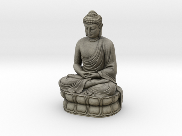 Gautama Buddha  in Full Color Sandstone