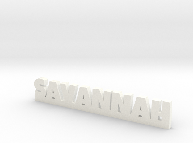 SAVANNAH Lucky in White Processed Versatile Plastic