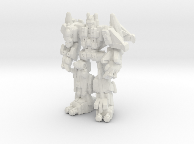 Superion (CW), Broadside Scaled in White Natural Versatile Plastic