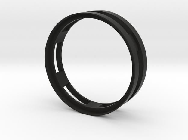 Beadlock for 2.2" wheel width 0.7" in Black Natural Versatile Plastic