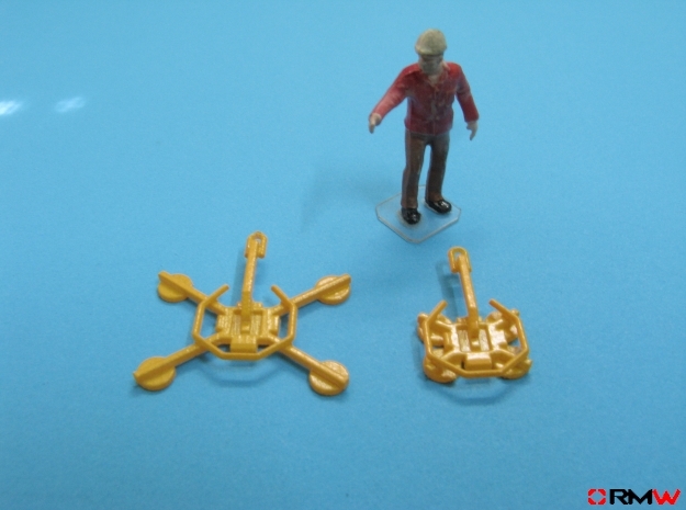 HO/1:87 Glass handler for mini crawler crane in Tan Fine Detail Plastic