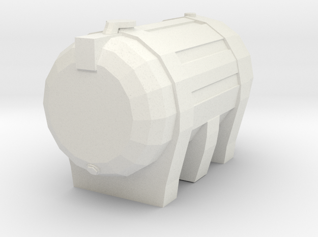 Sturdy Carbery 1250 Oil Tank in White Natural Versatile Plastic: Extra Small