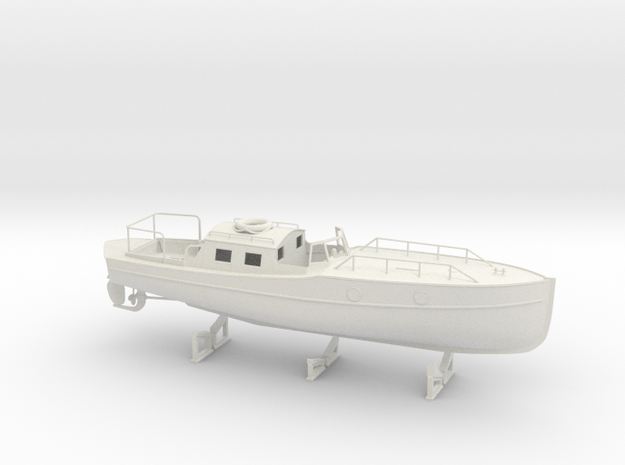 1/32 DKM 11m Admiral's Gig in White Natural Versatile Plastic