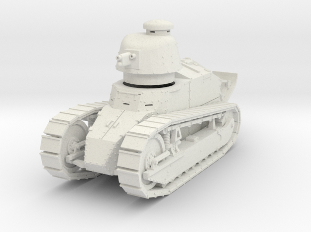 PV07 Renault FT Cannon Cast Turret (28mm) in White Natural Versatile Plastic