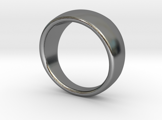 Spherical Ring in Polished Silver: 4 / 46.5