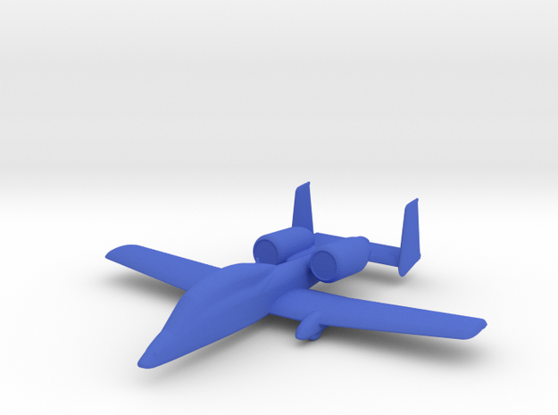 A-10 Warthog in Blue Processed Versatile Plastic: 1:600