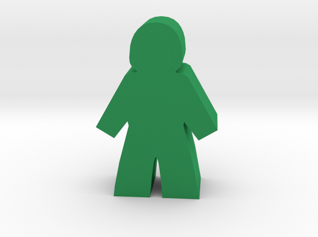 Game Piece, Citizen, Woman in Green Processed Versatile Plastic