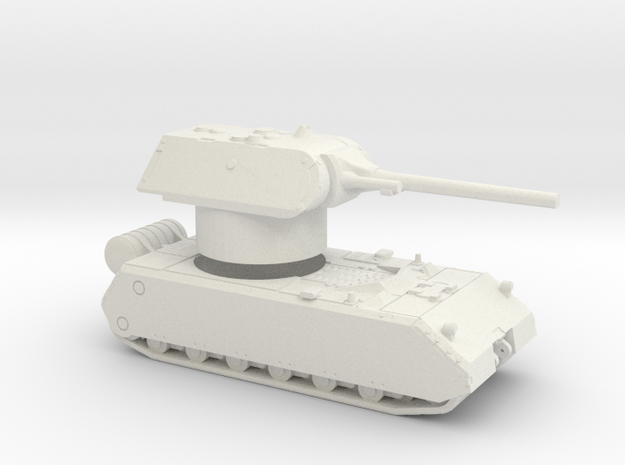 Maus With Rotatable Turret in White Natural Versatile Plastic