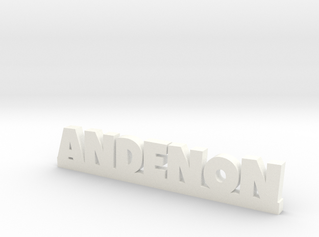 ANDENON Lucky in White Processed Versatile Plastic