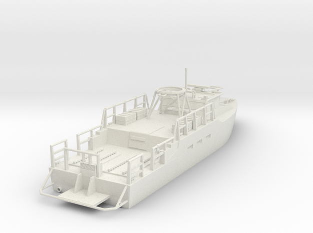 CB-90H / Riverine Control Boat ~HO Scale (1/72) V1 in White Natural Versatile Plastic