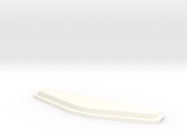 PS4 DualShock Custom Light Cover in White Processed Versatile Plastic
