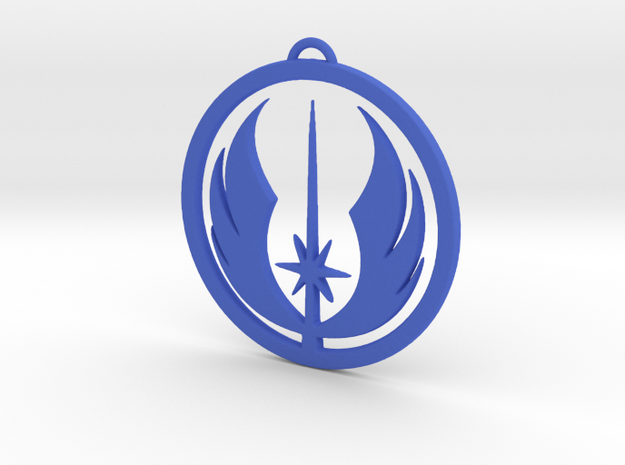 Jedi Order Pendant in Blue Processed Versatile Plastic