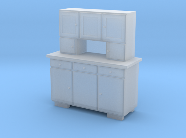 H0 Cupboard 3 Doors - 1:87 in Smooth Fine Detail Plastic