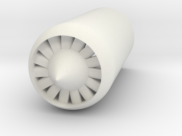 Turbine Blade Plug in White Natural Versatile Plastic