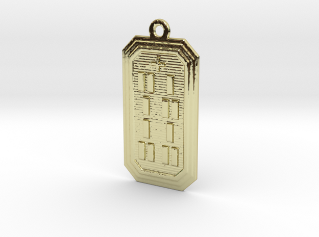 OSHEPAURE in 18k Gold Plated Brass