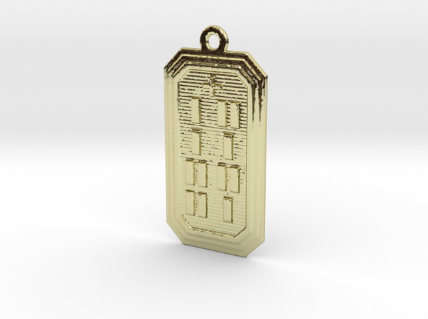OFUNBIROSO in 18k Gold Plated Brass