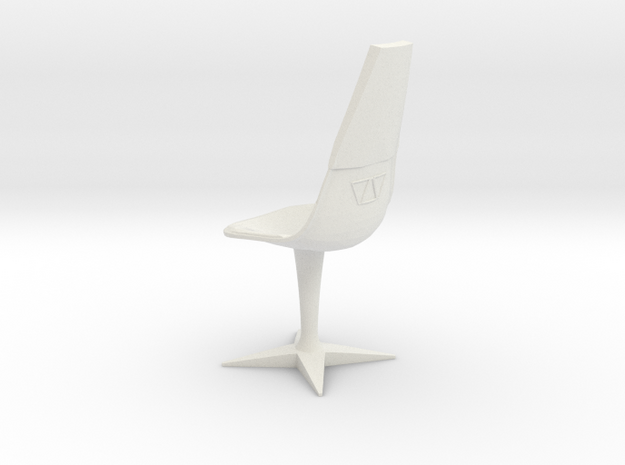Swivel Chair (Star Trek Classic), 1/9 in White Natural Versatile Plastic