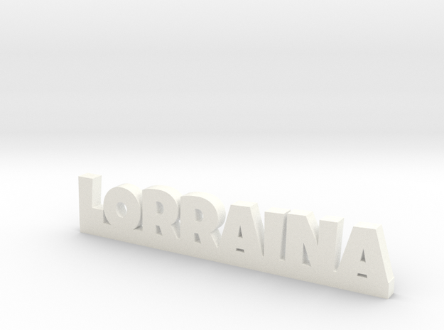 LORRAINA Lucky in White Processed Versatile Plastic