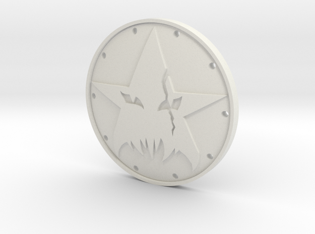 Grimjack's Demonstar Badge in White Natural Versatile Plastic