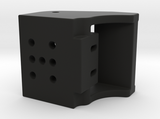 Shifter Paddle Block 1/2" Magnets in Black Natural Versatile Plastic