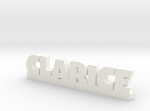 CLARICE Lucky in White Processed Versatile Plastic