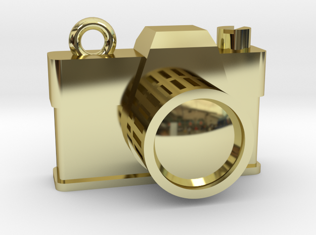 Camera flash in 18k Gold Plated Brass